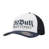 Czapka Pit Bull Full Cap Classic Mesh Old Logo'20 - Biała/Granatowa