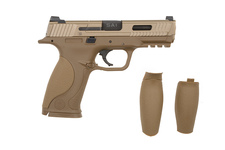 Replika pistoletu SAI / Smith & Wesson Licensed M&P 9 - tan