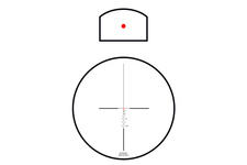 Luneta RedFiber 4×32C + Micro - czarna