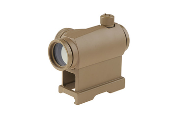 Replika celownika kolimatorowego Compact III (montaż wysoki + niski) - tan