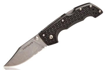 noż Cold Steel Voyager Med. 50/50 Clip Point Edge