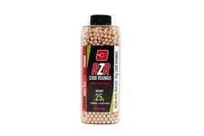 Kulki ASG Nuprol RZR 0,25 g Tracer neon red - 3300 szt