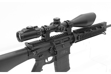 Luneta celownicza UTG 4-16x56 30mm AO, G4 Dot Reticle, montaż QD