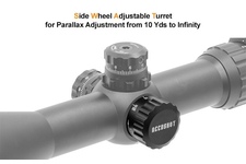 Luneta celownicza UTG 4-16x56 30mm AO, G4 Dot Reticle, montaż QD