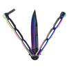 Nóż JOKER "MOTYLEK" Boreal Rainbow 10 cm