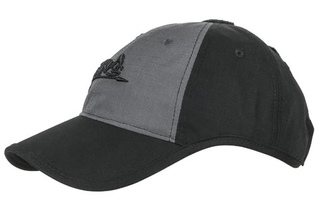 Czapka Logo Cap - PolyCotton Ripstop - Czarna / Shadow Grey