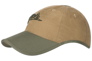 Czapka Logo Cap - PolyCotton Ripstop - Coyote / Olive Green