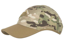 Czapka Logo Cap - PolyCotton Ripstop - Tactical Camo/Camel