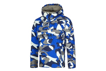 Kurtka z kapturem Pit Bull Donax Kangurka Blue Camo