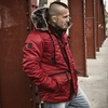 Zimowa kurtka z kapturem Pit Bull Old Cliffs Red