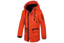Zimowa kurtka z kapturem Pit Bull Old Cliffs Orange
