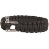 Bransoleta MIL-TEC Paracord 15MM z Szeklą BLACK