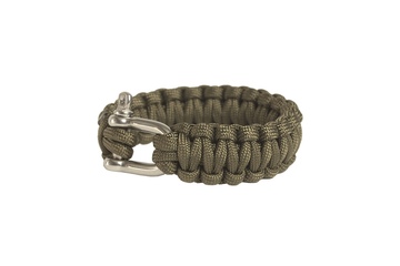 Bransoleta MIL-TEC Paracord 15MM z Szeklą OLIV