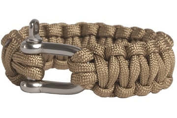 Bransoleta MIL-TEC Paracord 22MM z Szeklą COYOTE