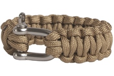 Bransoleta MIL-TEC Paracord 22MM z Szeklą COYOTE