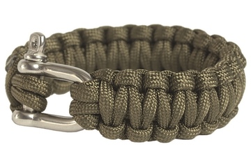 Bransoleta MIL-TEC Paracord 22MM z Szeklą OLIVE