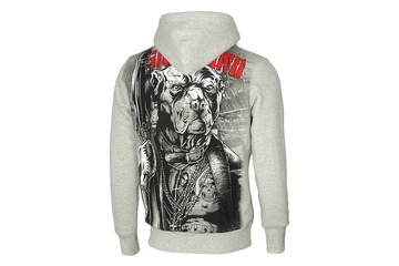 Bluza z kapturem Pit Bull Welcome To Gangland 17 - Szara