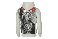 Bluza z kapturem Pit Bull Welcome To Gangland 17 - Szara