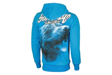 Bluza z kapturem Pit Bull San Diego Dog Royal Blue