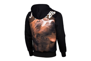 Bluza z kapturem Pit Bull San Diego Dog - Czarna
