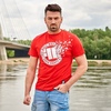 Koszulka Pit Bull Skuller - Czerwona