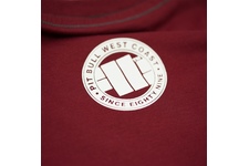 Koszulka Pit Bull Classic Logo - Bordowa