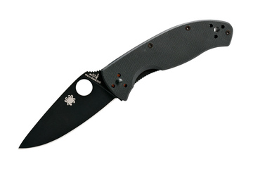 Nóż Spyderco C122GBBKP Tenacious G10 Black Blade