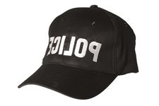 czapka MIL-TEC Baseball Cap "POLICE" Black