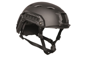 Hełm MIL-TEC RAIL PARATROOPER FAST BLACK