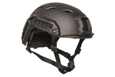Hełm MIL-TEC RAIL PARATROOPER FAST BLACK