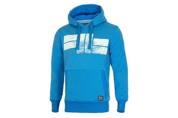 Bluza z kapturem Pit Bull Classic Logo - Niebieska
