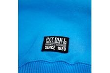 Bluza z kapturem Pit Bull Classic Logo - Niebieska
