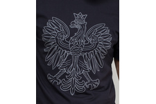 koszulka patriotyczna Surge Godło Kontur Odblask czarna