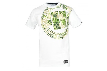 Koszulka Pit Bull Pineapple Logo - Biała