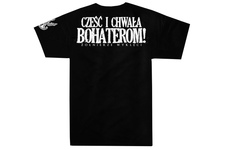 Koszulka ULTRAPATRIOT "Cześć i chwała bohaterom" czarna
