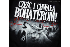 Koszulka ULTRAPATRIOT "Cześć i chwała bohaterom" czarna