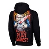 Bluza z kapturem Pit Bull Wanna Play Games - Czarna
