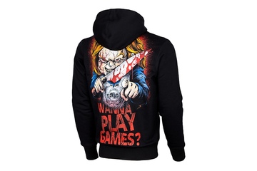 Bluza z kapturem Pit Bull Wanna Play Games - Czarna