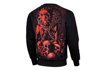 Bluza Pit Bull Skull Dog - Czarna