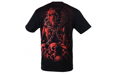 Koszulka Pit Bull Skull Dog 17 - Czarna