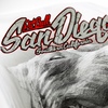 Koszulka z długim rękawem Pit Bull San Diego Dog - Biała