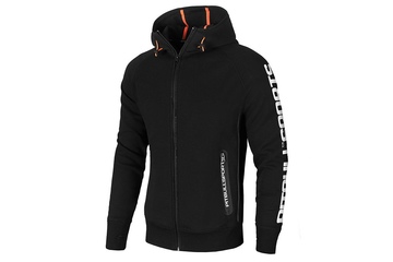 Bluza rozpinana z kapturem Pit Bull Sport 2 - Czarna