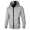 Bluza rozpinana z kapturem Pit Bull Sport 2 - Szara