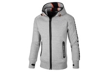 Bluza rozpinana z kapturem Pit Bull Sport 2 - Szara