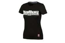Koszulka damska Pit Bull Classic Boxing - Czarna