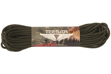 Linka Paracord Teesar 15,24m Oliv 249 kg