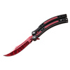 Nóż JOKER składany motylek CS:GO Black / Red