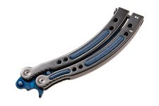 Nóż JOKER składany motylek CS:GO Blue Upgraded