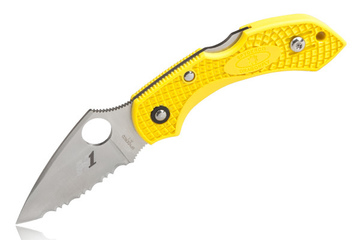 Nóż Spyderco C28SYL2 Dragonfly 2 Salt SER Yellow FRN