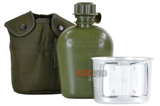 Manierka MIL-TEC US STYLE CANTEEN AND CUP OLIVE